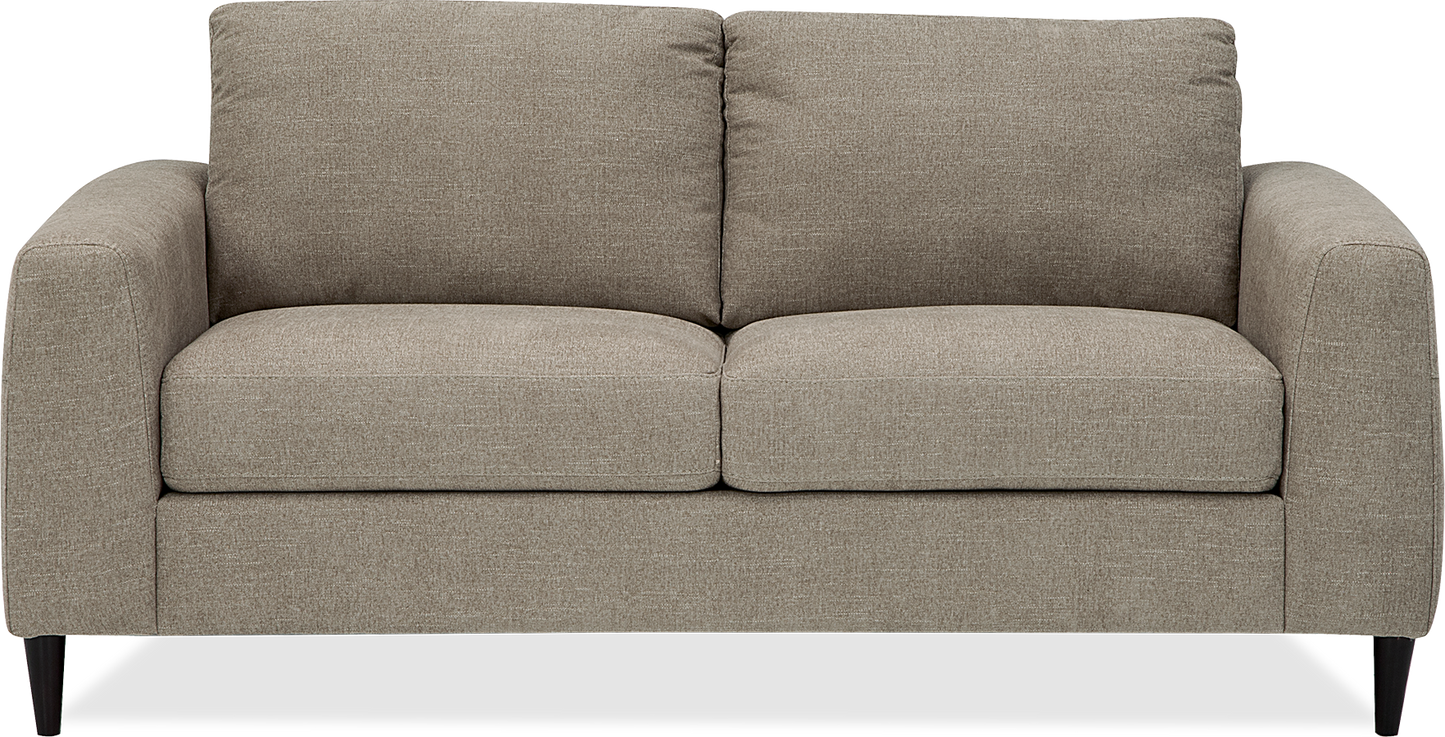 Atticus Leather/Fabric Loveseat