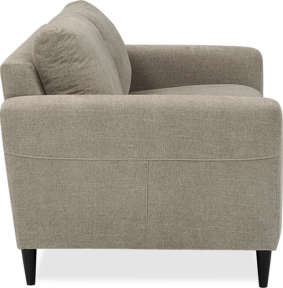 Atticus Leather/Fabric Loveseat
