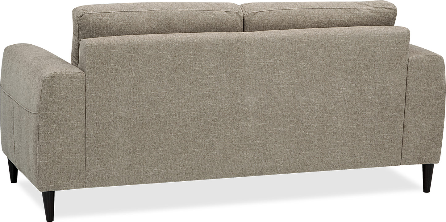 Atticus Leather/Fabric Loveseat