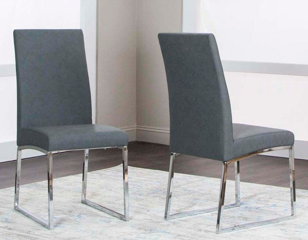 Classic Polyurethane/Stainless Steel Side Chair
