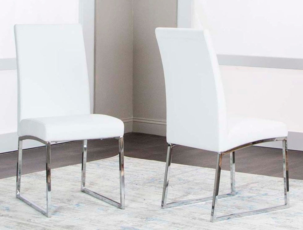 Classic Polyurethane/Stainless Steel Side Chair