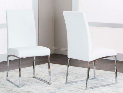 Classic Polyurethane/Stainless Steel Side Chair