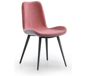 Dalia Side Chair Wood, Fabric, Leather and Faux Leather