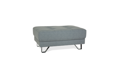 Seattle Leather/Fabric Ottoman