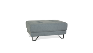 Seattle Leather/Fabric Ottoman