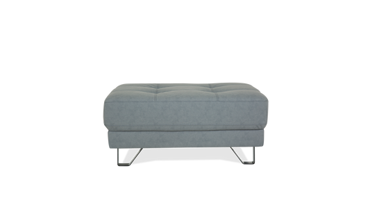 Seattle Leather/Fabric Ottoman