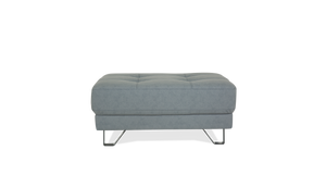 Seattle Leather/Fabric Ottoman