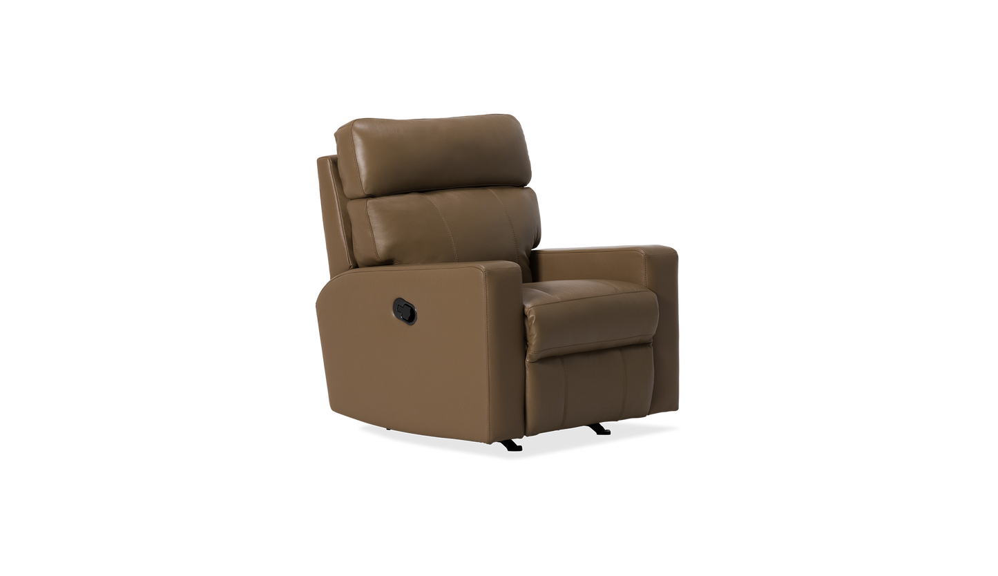 Oakwood Leather/Fabric Recliner
