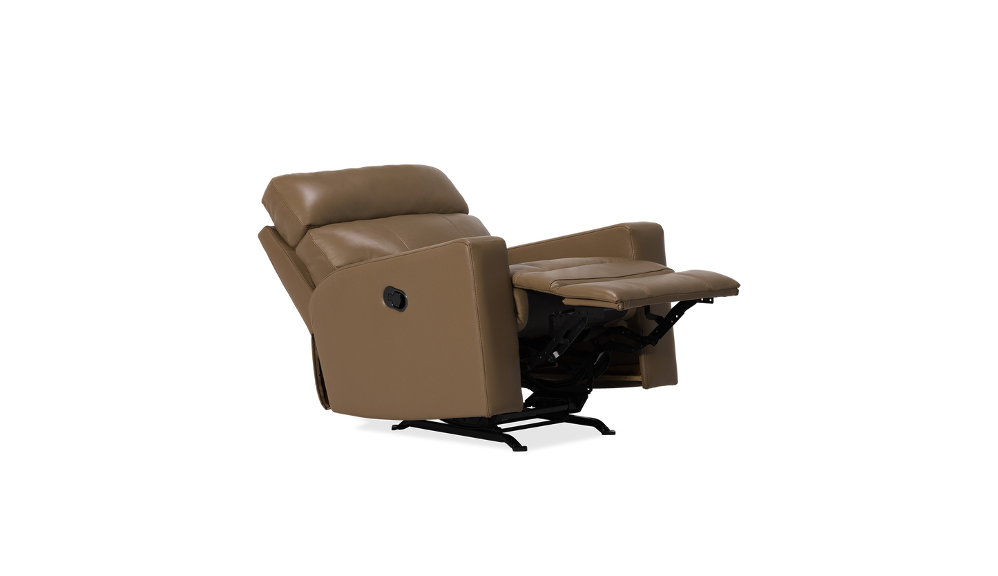 Oakwood Leather/Fabric Recliner