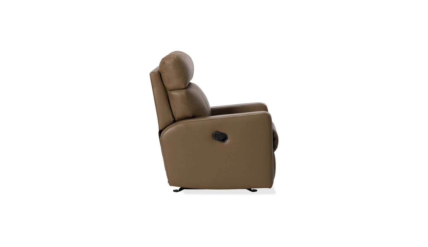 Oakwood Leather/Fabric Recliner