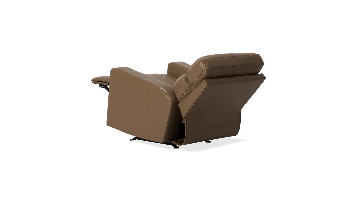 Oakwood Leather/Fabric Recliner