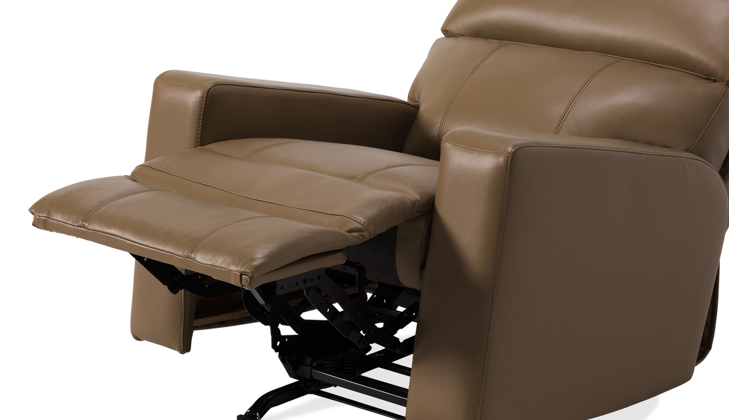 Oakwood Leather/Fabric Recliner