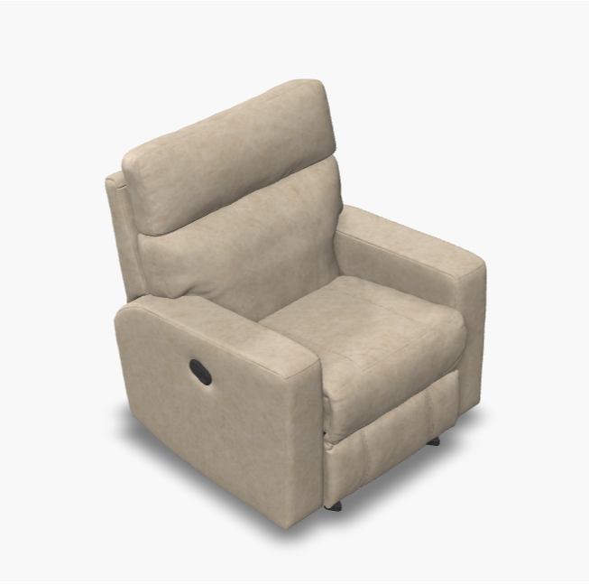 Oakwood Leather/Fabric Recliner