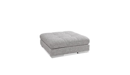 Miami Leather/Fabric Ottoman