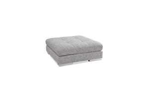 Miami Leather/Fabric Ottoman