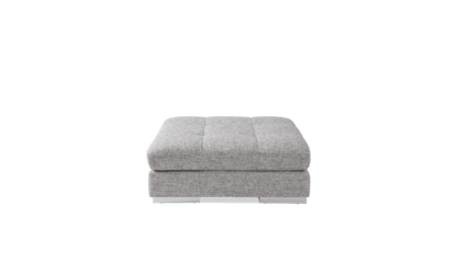 Miami Leather/Fabric Ottoman
