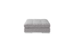 Miami Leather/Fabric Ottoman