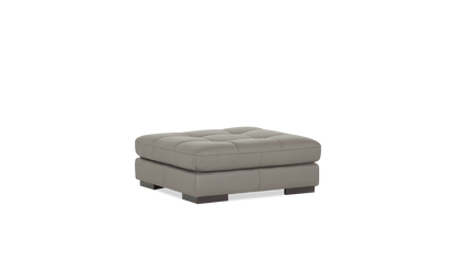 Miami Leather/Fabric Ottoman