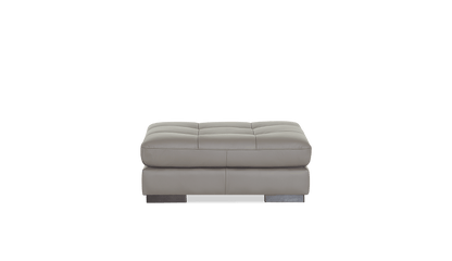 Miami Leather/Fabric Ottoman