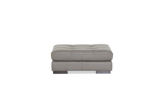 Miami Leather/Fabric Ottoman