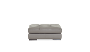 Miami Leather/Fabric Ottoman