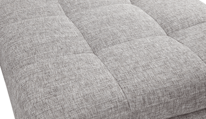 Miami Leather/Fabric Ottoman