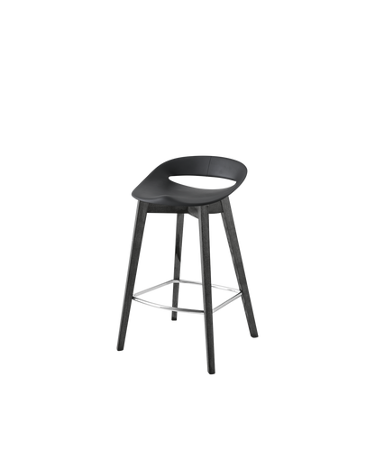 Cosmopolitan Stool Wood/Metal legs