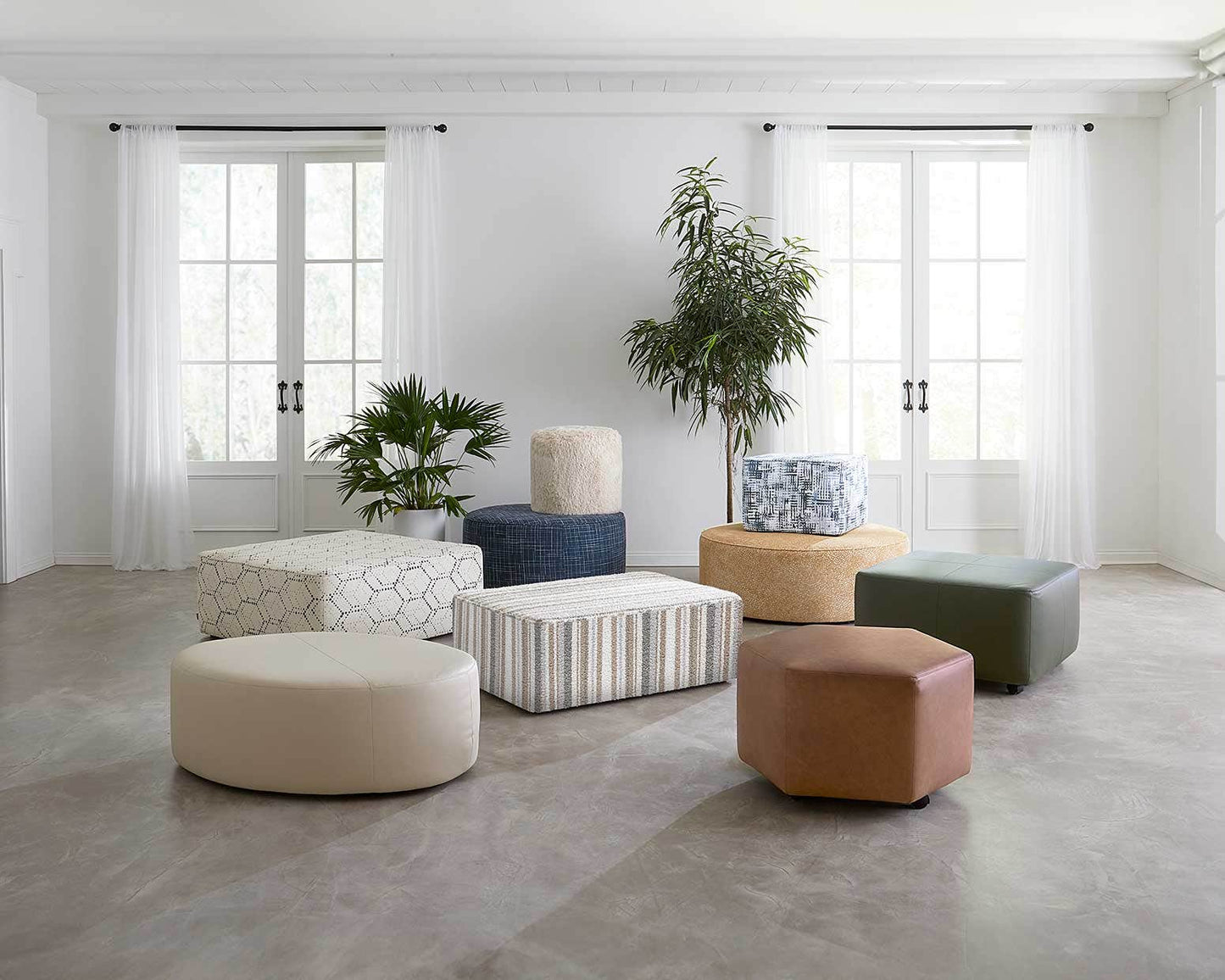 Mingle Square Small Ottoman