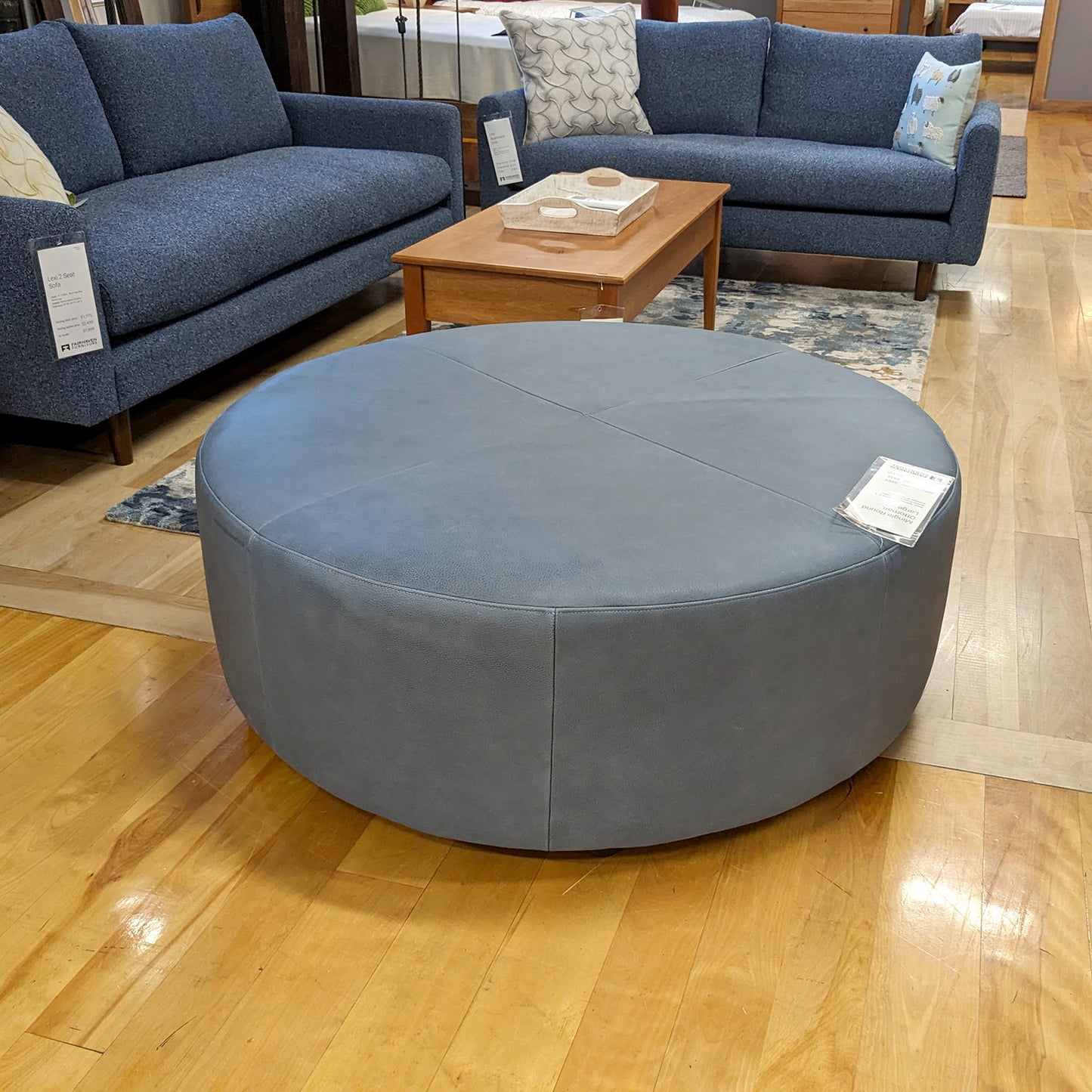Mingle Round Large Ottoman